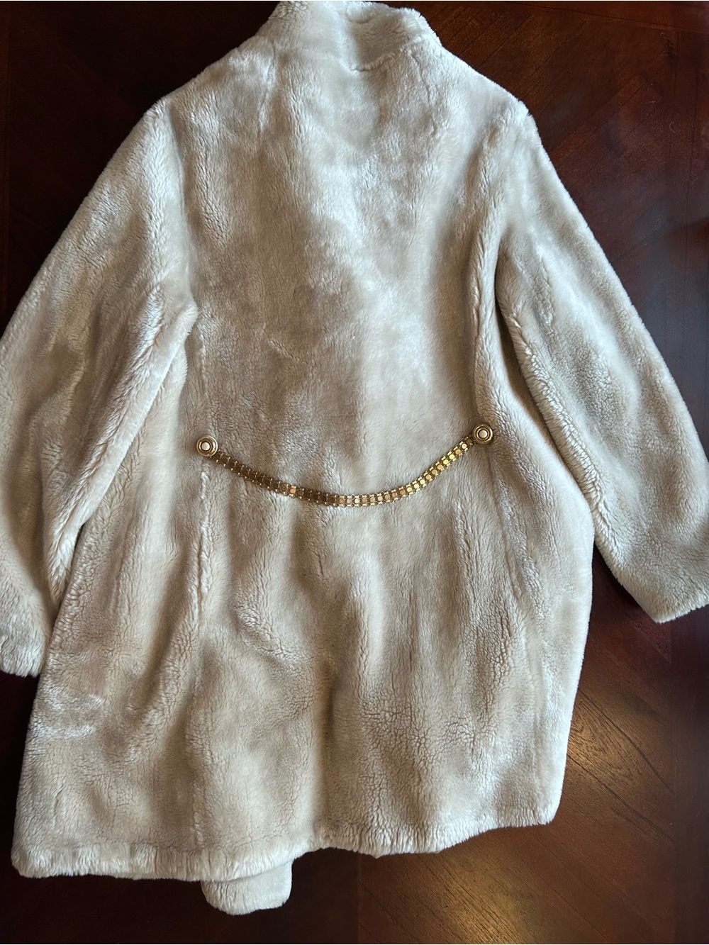 Authentic 1970s Vintage Sportowne Faux Fur Coat Bullock's Del Amo size M - Picture 11 of 12
